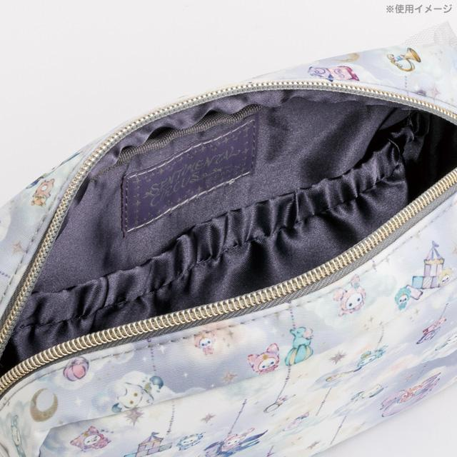 Sentimental Circus｜San-X Cosmetic Pouch - Sentimental Circus : Spica and the Child of the Constellation Black Ribbon｜110×220×60mm approx.