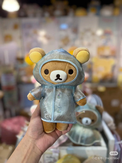 Rilakkuma｜Rainy Day to Sunny Raincoat Plush Dolls/Plush Toy｜120×150×110mm approx