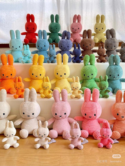 Miffy｜ECO Corduroy Mascot Holder /Plush Keychain｜10 cm – 4″ approx.