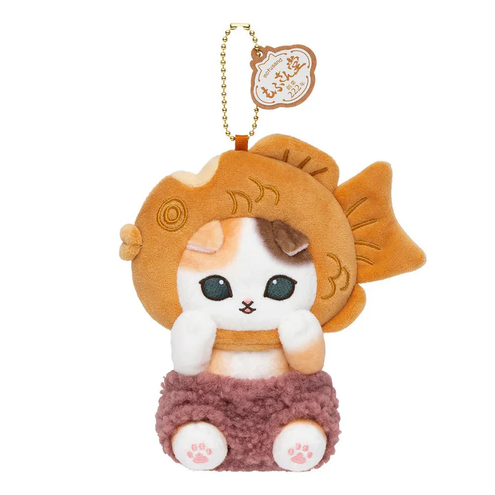 Mofusand｜sweets cat Mascot Holder /Plush Keychain｜H155×W140×D100mm approx.