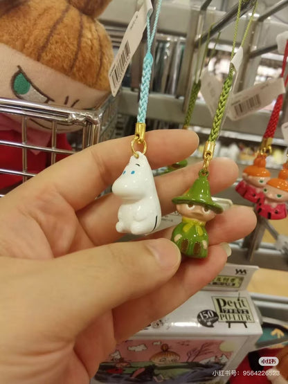 Moomin｜Bell Netsuke Keychain｜11×2×2cm approx.