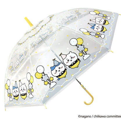 Chiikawa 吉伊卡哇｜角色可爱图案长柄透明伞｜伞骨58cm