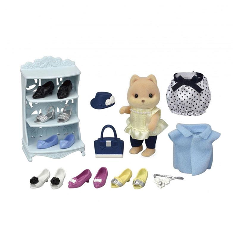 SylvanianFamilies｜Fashion Play Set Shoe Shop Collection-Caramel Dog-5541