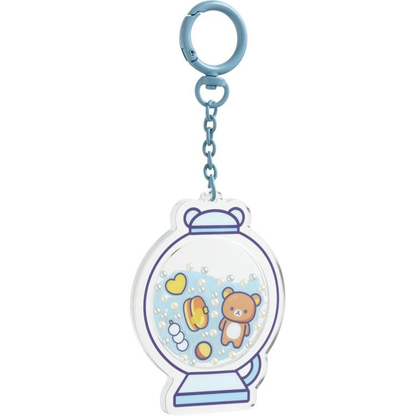 Rilakkuma｜Lab Shaka Shaka Acrylic Keychain｜ 83×62×5mm approx.