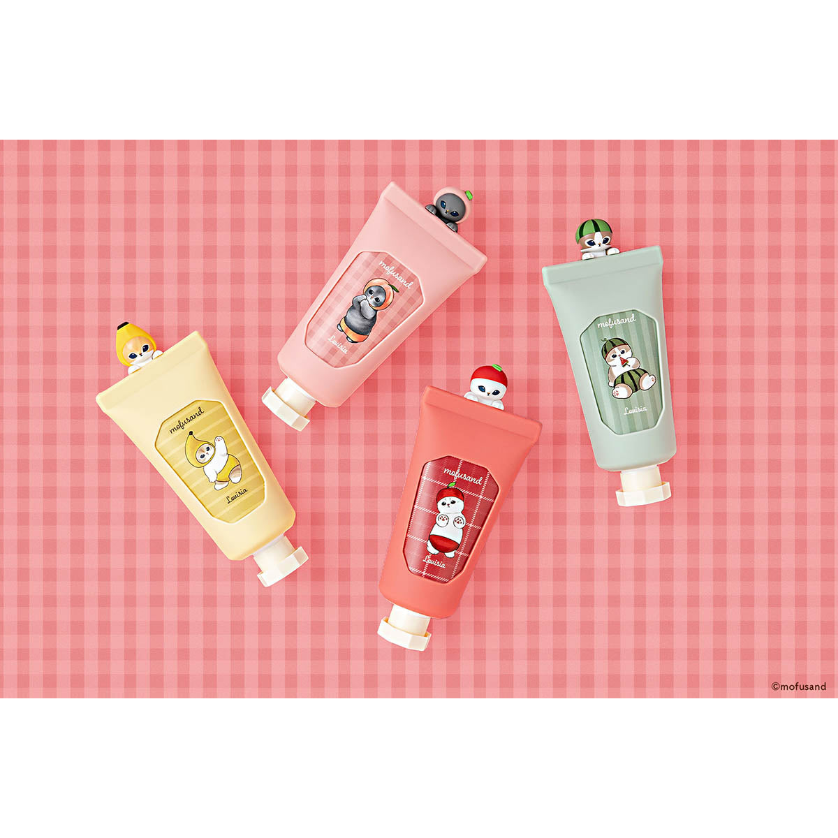 Mofusand｜Lovisia hand cream ｜H120 x W86 x D22mm approx