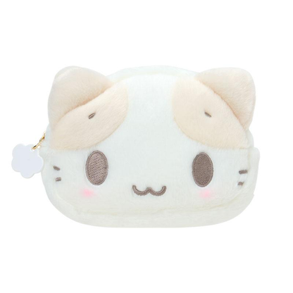 Sanrio｜Nap on Fluffy White Cloud Face-shaped Pouch 15×2.5×11.5cm approx.