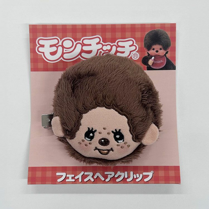 Monchhichi｜Face Hair Clip｜H10×W10×D4.5cm approx.