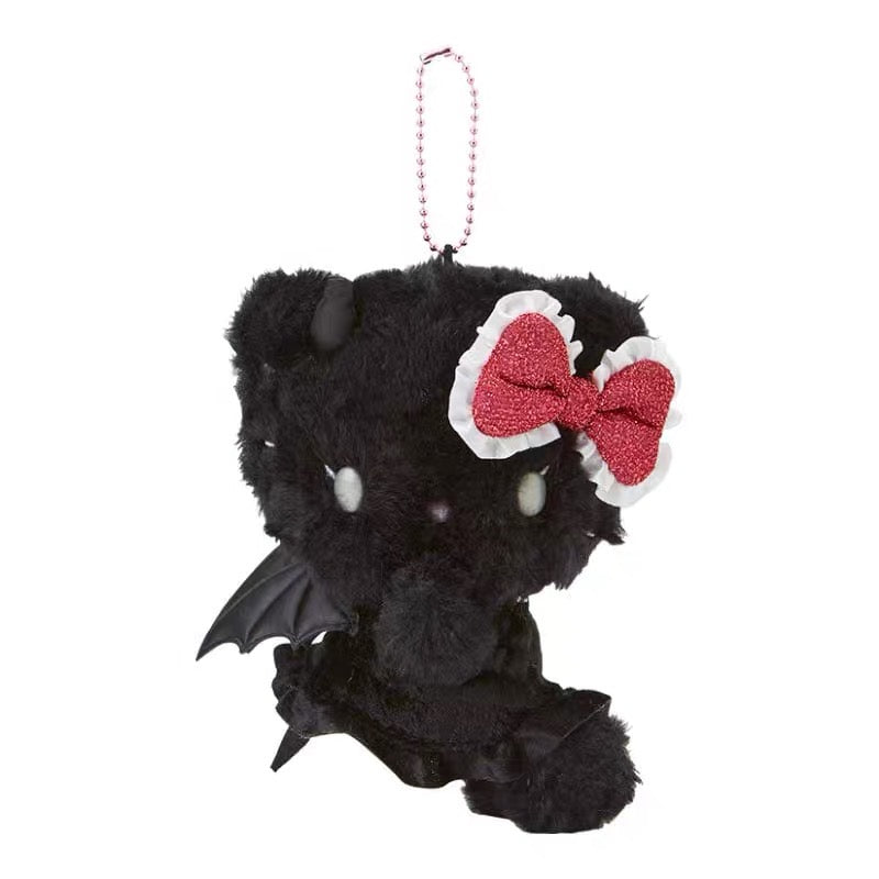 Hello kitty凯蒂猫｜Sanrio Hello Kitty Mascot Holder/ Angel and Little Devil天使恶魔挂件｜约 14.9 x 12.1 x 7.8 厘米