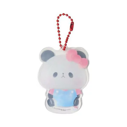 Sanrio｜Mochimochi Panda Acrylic Keychain｜65×65×3mm approx.