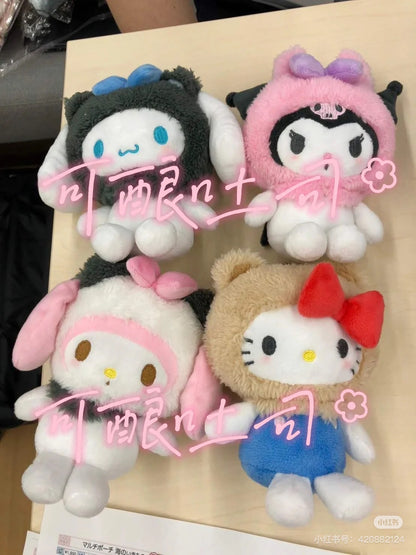 Sanrio｜Animal Mascot Pouch Keychain｜5.0 x 10.0 x 14.0cm approx.