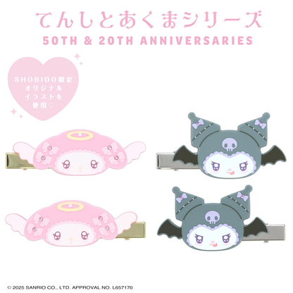 Sanrio｜Angel and Little Devil Acrylic Hair Clip｜85×29mm approx.