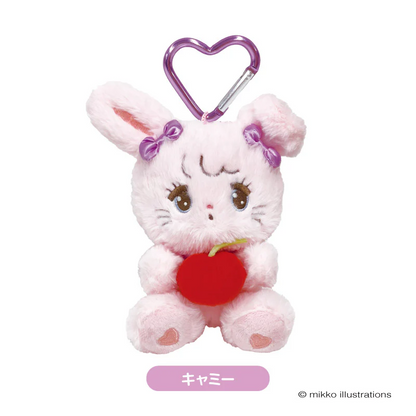 mikko illustrations｜Mascot Holder /Plush Keychain｜ H160 x W100 x D110mm approx.