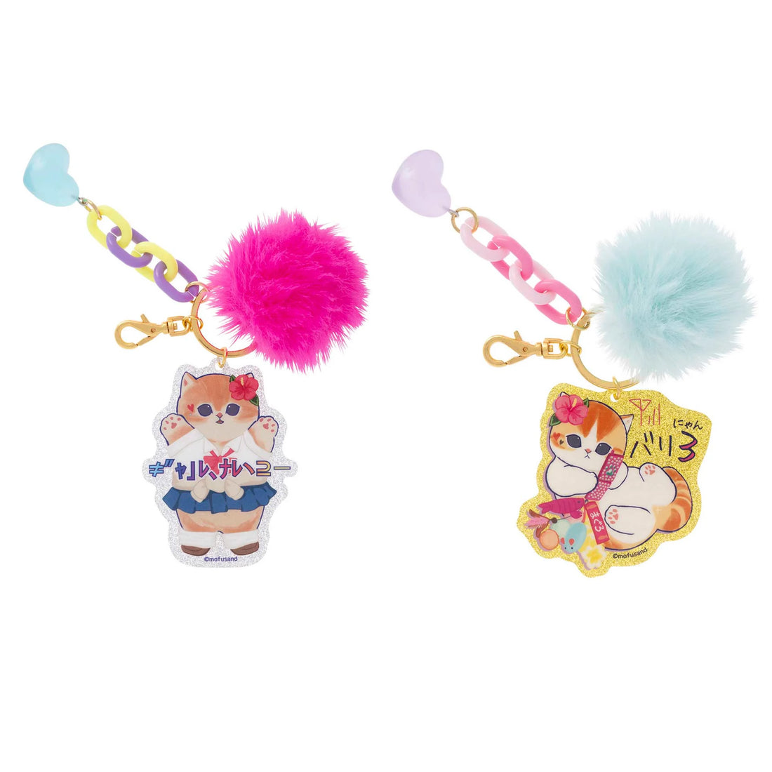 Mofusand｜Gyarunyan Girl Collection Acrylic Keychain Bag Charm｜140×55×55mm approx.