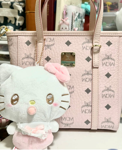 【new】Sanrio三丽鸥｜Hello Kitty奶嘴天使宝宝挂件/零钱包/背后有拉链和小翅膀｜约 8.0 x 10.0 x 14.0cm
