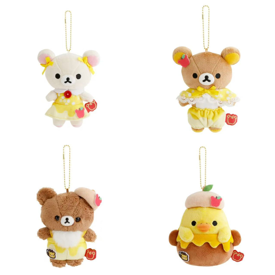 【limit 1】Rilakkuma｜Honey Exploration Team Mascot Holder /Plush Keychain｜W105×H140×D60(mm) approx.