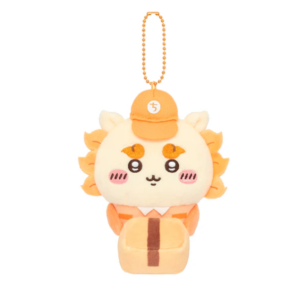 chiikawa｜Market Deliveryman Mascot Holder /Plush Keychain｜H120 x W80 x D75 mm approx.