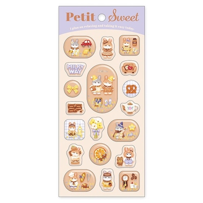 Mindwave｜Petit Sweet Stickers｜W202×H93×D6mm approx.