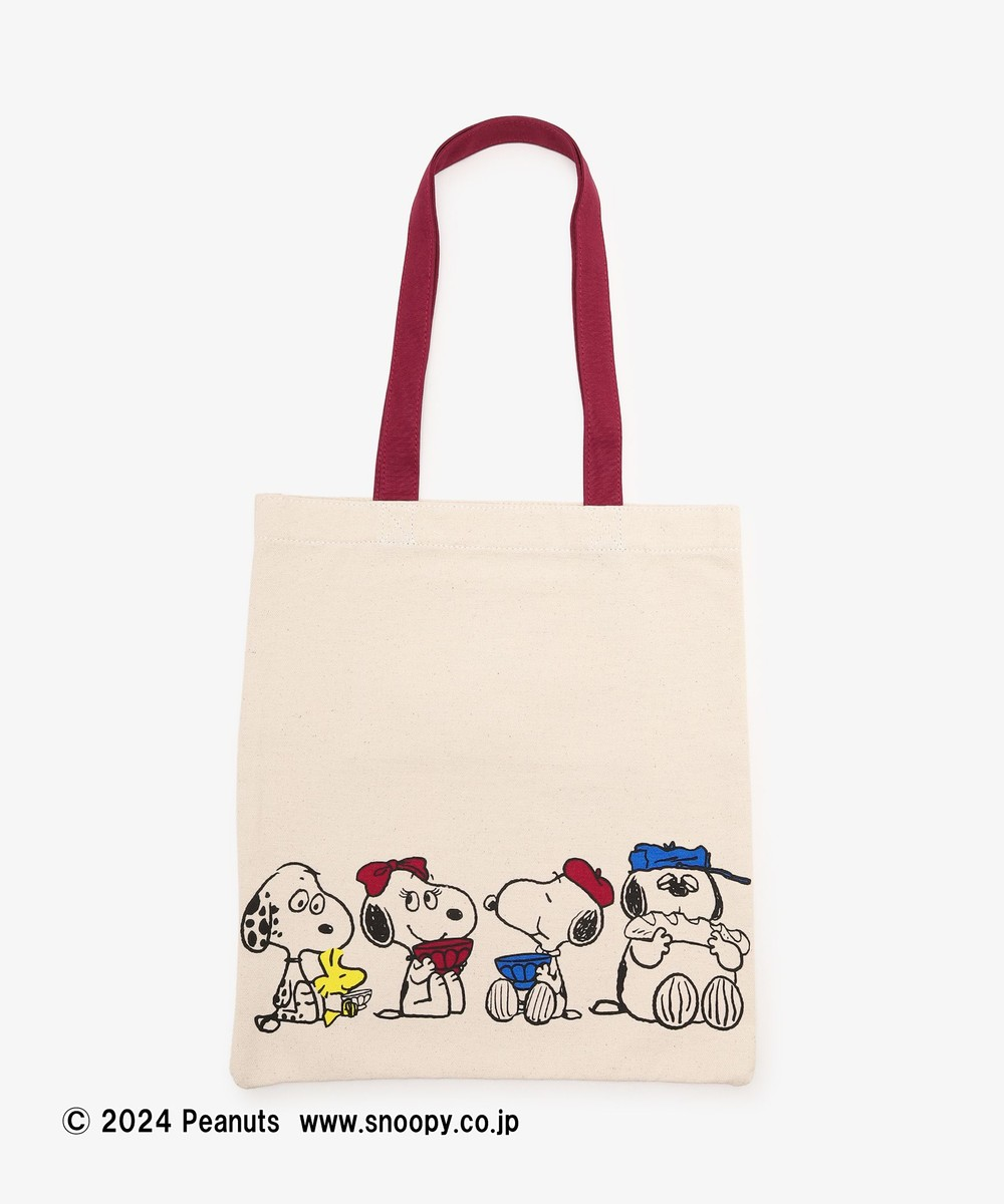 Snoopy史努比｜PEANUTS x Afternoon Tea下午茶联名巴黎铁塔系列双面印花帆布包