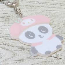 Sanrio｜Panshell Characters Acrylic Keychain/Keyring｜57 x 155 x 7 mm approx.