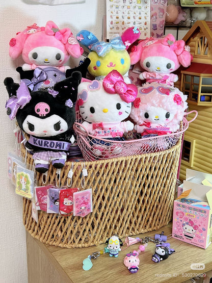 【limit 1】Sanrio｜Academy Sparkle Festival Mascot Holder /Plush Keychain｜15.5 x 10.4 x 7.3cmapprox.