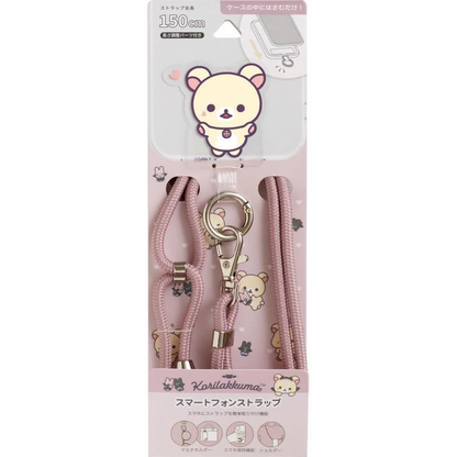 Rilakkuma｜ San-X Smartphone Shoulder Strap - Rilakkuma : Korilakkuma&