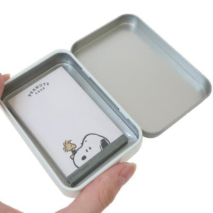 Snoopy｜铁盒型便签/收纳铁盒+便签都好可爱｜50枚入