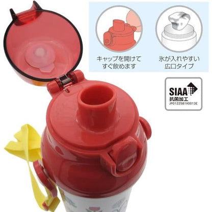 Miffy米菲｜可斜背式抗菌一键打开式耐高温水壶/洗碗机可用｜480ml
