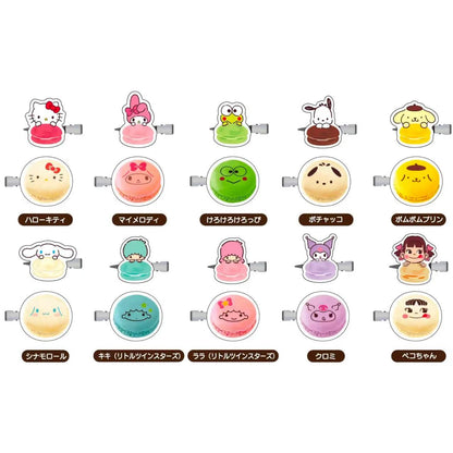 Sanrio｜HASEPRO Sanrio Macaron Hair Clip Set of 2｜40×40×3mm approx.