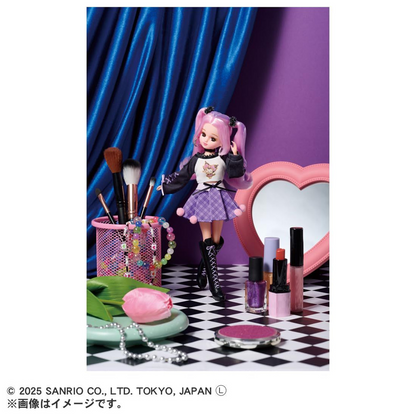 Licca｜Sanrio Licca-chan LD-11 Cool Kuromi ｜26 x 12 x 4cm approx.