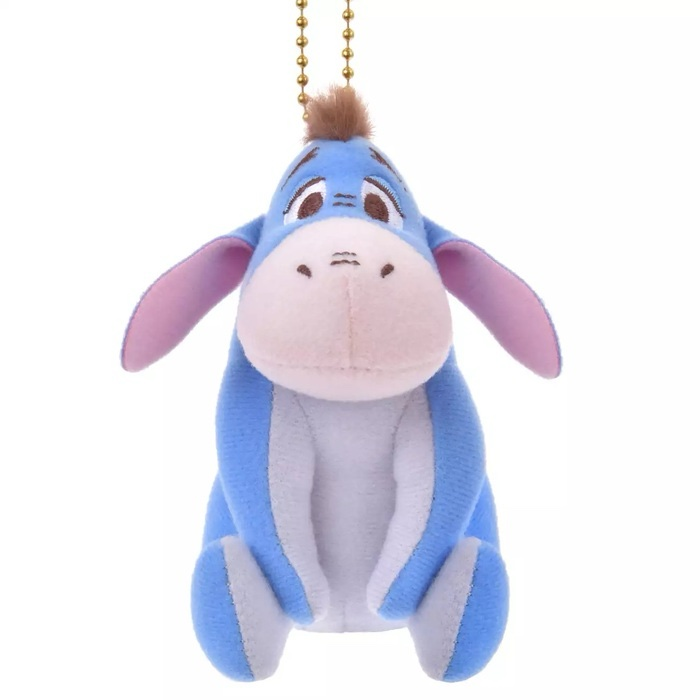 Disney迪士尼｜Fluffy Plush Keychain经典基础款可爱角色迷你毛绒玩偶挂件/包挂｜ 约8.5×12×6(cm)