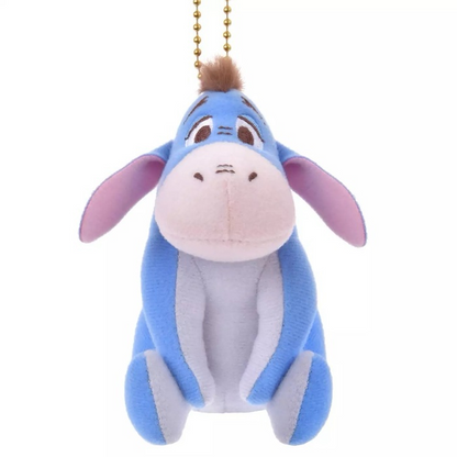 Disney迪士尼｜Fluffy Plush Keychain经典基础款可爱角色迷你毛绒玩偶挂件/包挂｜ 约8.5×12×6(cm)