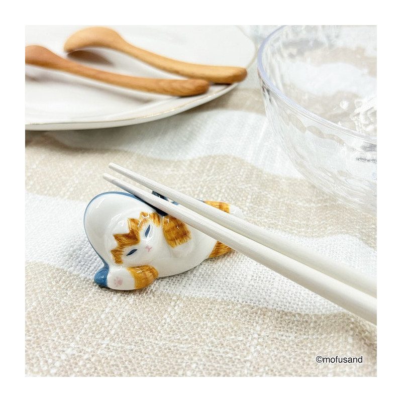 Mofusand｜Porcelain Chopstick Rest｜28×55×33mm approx.