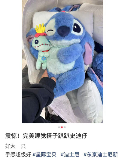 Disney｜Stitch Day Collection Stitch &amp; Scrump Plush Dolls/Plush Toy｜H43×W40×D22cm approx.