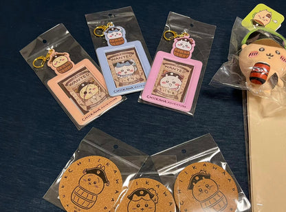 Chiikawa 吉伊卡哇｜台场冒险王系列悬赏通缉令卡套钥匙扣/挂件