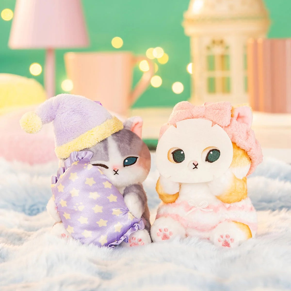 Mofusand｜mofusand Relaxing at Home Mascot Keychain (Sleepy Meow