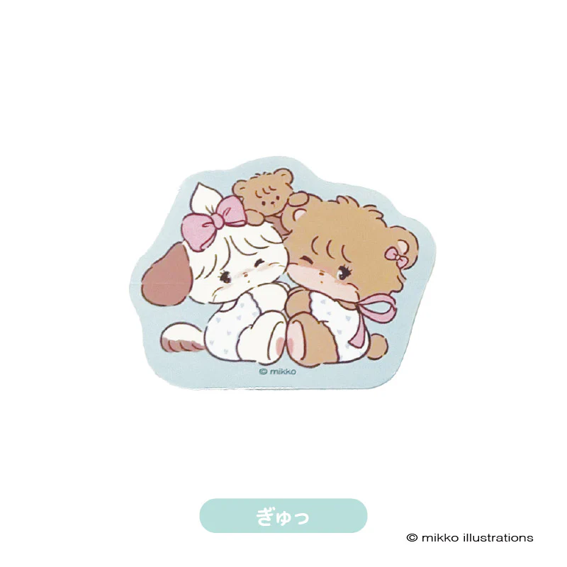 mikko illustrations｜sticker｜H75xW65xD1mm approx.