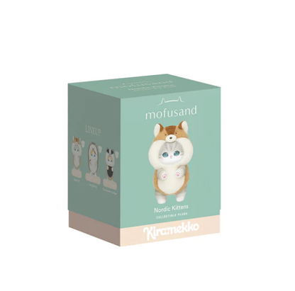 Mofusand｜ Kiramekko Nordic Kittens Vinyl Mascot Holder /Plush Keychain mystery bag/blind box/All 3 types｜1pcs