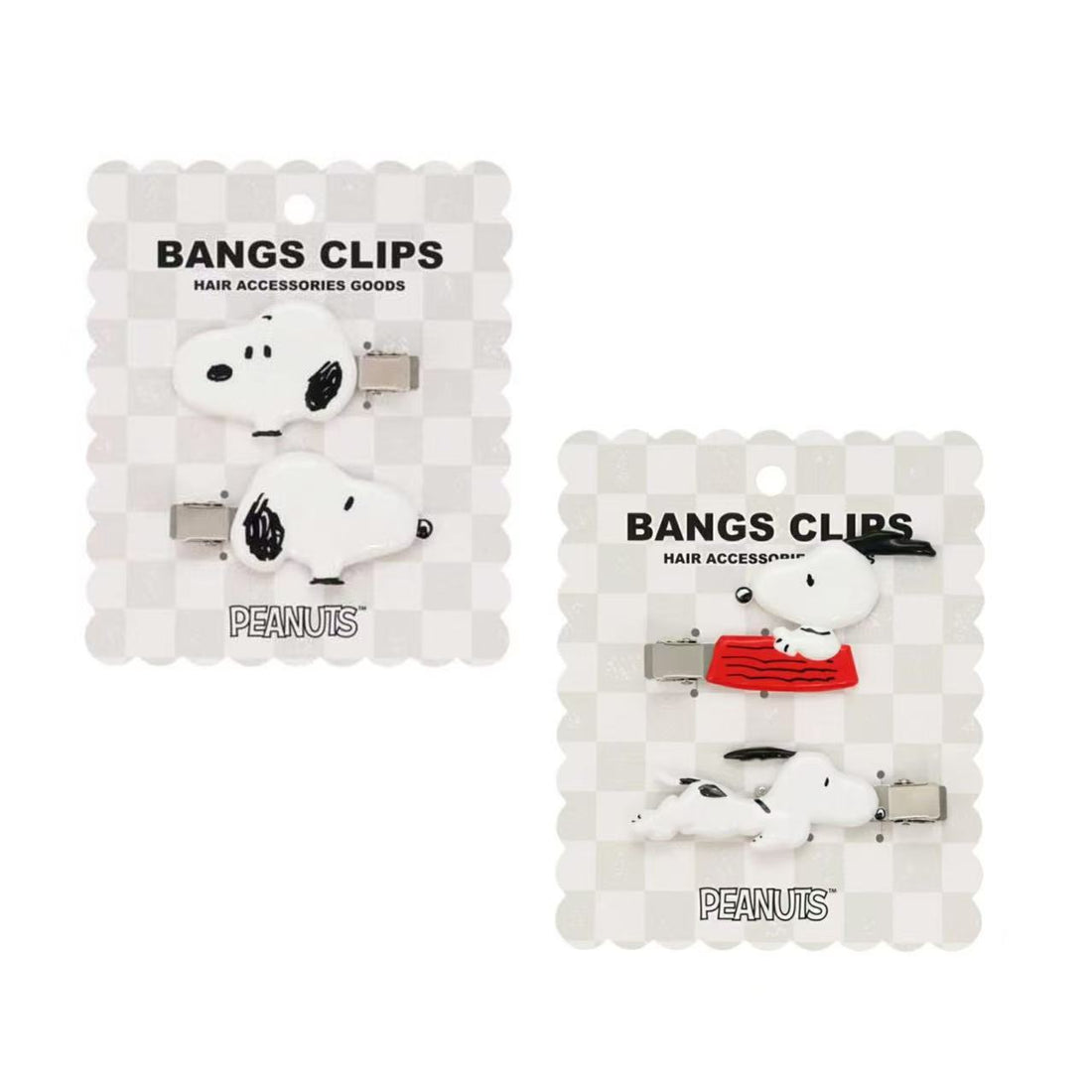 Snoopy｜Peanuts Hair Clip｜W46 x H35, W50 x H33 approx.