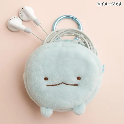 Sumikko gurashi｜Fluffy Face Mascot Mini Pouch with Carabiner｜60×70×30mm approx.