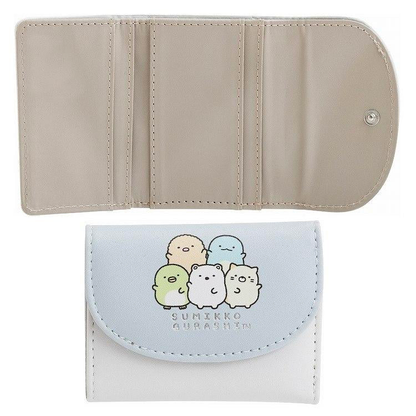 Sumikko gurashi｜Trifold Wallet White Okiniiri｜80×115×35mm approx.