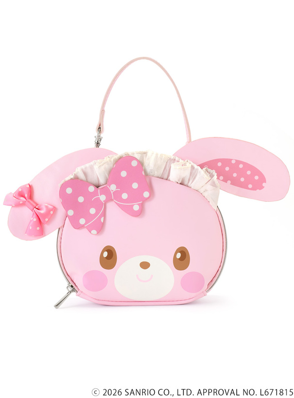 Sanrio｜GRL Characters Collaboration Curly Fur Head Dress Face Die-Cut Handbag