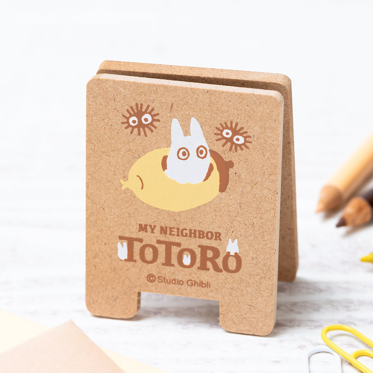 My neighbor totoro｜Ghibli Signboard Clip Stand吉卜力宫崎骏卡通图案木制夹子/两面不同图案｜约W50 x H70 x D30mm