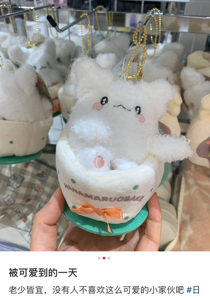 Sanrio三丽鸥｜Original Mascot Holder - Hanamaruobake / Always Together 花丸鬼甜点系列毛绒挂件/包挂｜约 11×10×13cm