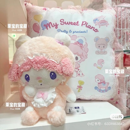 Sanrio｜Paino天使小羊星星眼/害羞脸毛绒公仔/玩偶｜约15 x 18 x 23cm