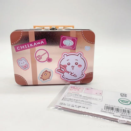 Chiikawa｜Travel Suitcase Can Case Mini Letter Set｜105×80×42mm approx.