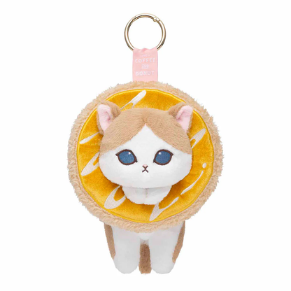Mofusand｜COFFEE AND DONUTS Mascot Holder /Plush Keychain｜ H130 x W130 x D160mm approx.