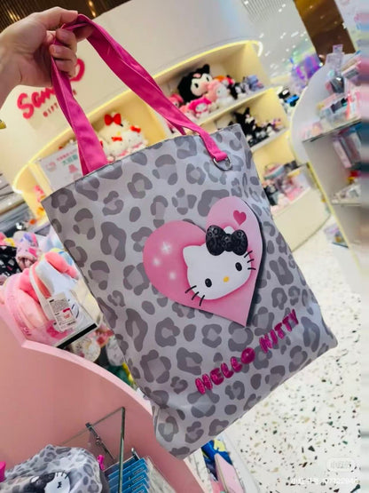 Sanrio｜Monotone Animal Tote Bag｜33.5×5×39cm approx.