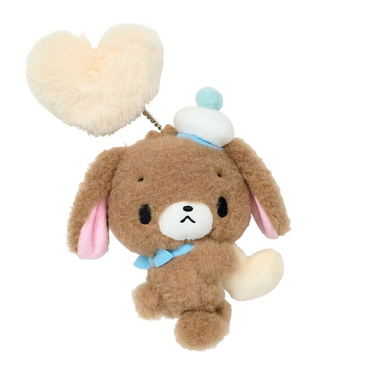 Sanrio三丽鸥｜ Mascot Holder / Fluffy Heart毛茸茸爱心系列平成复古可爱角色玩偶挂件/包挂｜约11×6×13cm