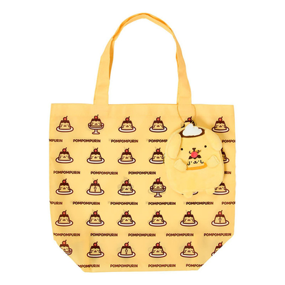 Sanrio｜PomPomPurin 30th Anniversary Eco Bag With Case｜43.0 x 39.0 x 1cm approx.