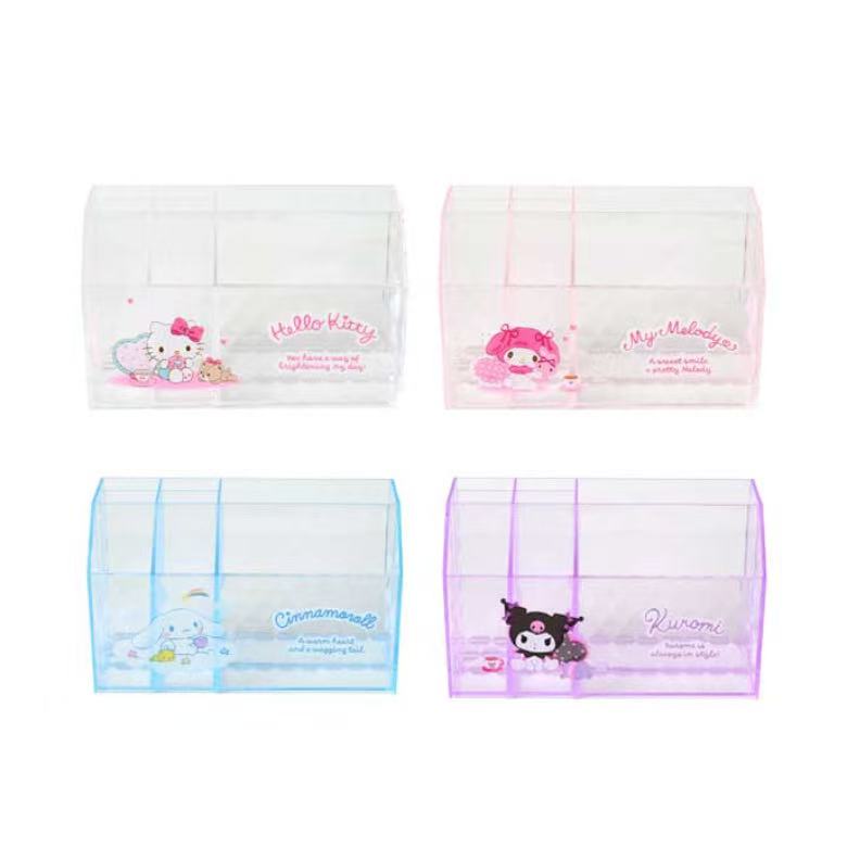Sanrio｜Relaxing Cosmetic Desk Organize｜17×9.3×10cm approx.